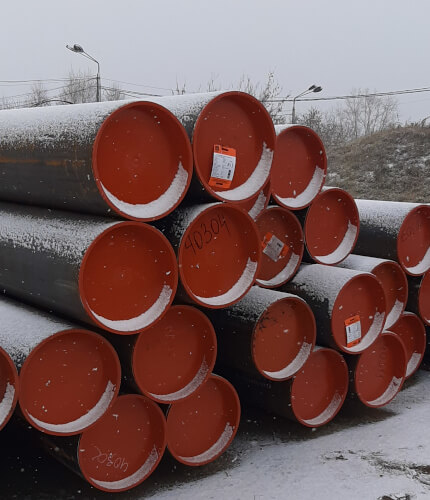 Стальная труба 426х12 сталь 09Г2С ТУ 14-3-1473 в Челябинске — цена 54000 ₽/тонну, наличие